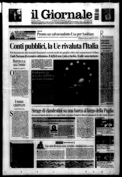 Il giornale del lunedi